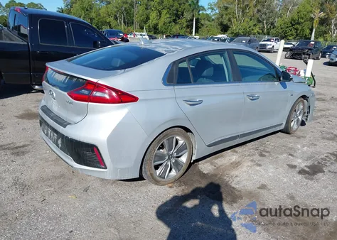 2018 Hyundai Ioniq Hybrid Limited z USA, uszkodzony, nr VIN KMHC85LC8JU073129